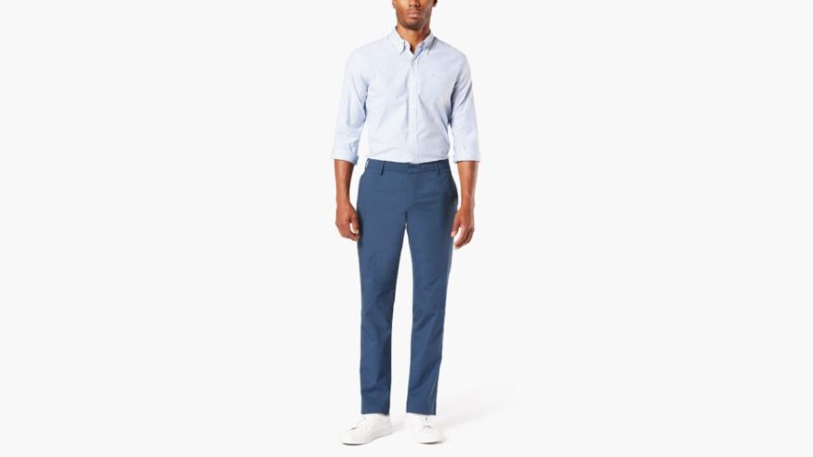 Dockers Ace Tech Pants, Tapered Fit (Big And Tall), Men's, Blue 60 x 32
