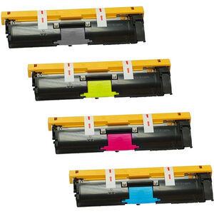 Konica-Minolta A00W462 Compatible Toner Cartridge Set 1 Black, 1 Cyan, 1 Magenta, 1 Yellow - 4 Pack