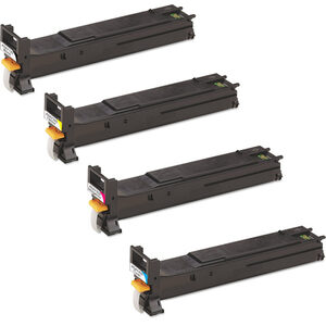 Konica-Minolta A06V133 Compatible Toner Cartridge Set, 1 Black, 1 Cyan, 1 Magenta, 1 Yellow - 4 Pack