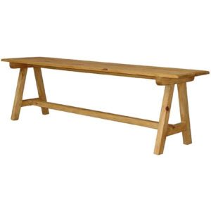 Mexican Rustic Pine Large Pueblo Bench