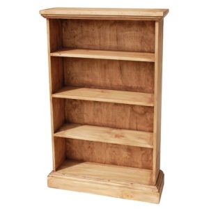 Mexican Rustic Pine Multimedia Storage Shelf