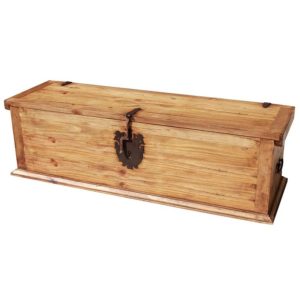 Mexican Rustic Pine Queen Trunk