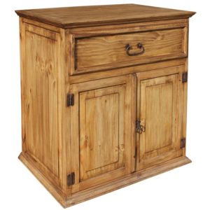 Mexican Rustic Pine Two-Door Sink Vanity