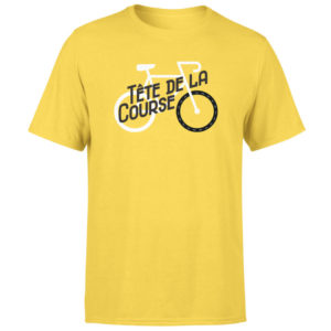 Tete De La Course Men's Yellow T-Shirt - S - Yellow