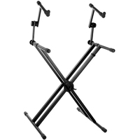 Tiger 2 Tier Double Braced X Frame Keyboard Stand