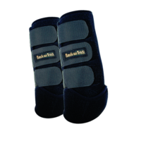 Back on Track® Neoprene Equine / Horse Exercise Boots - Exercise Boots, Front Small Black