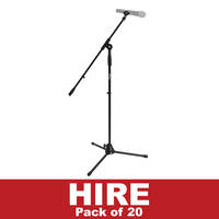 Microphone Stand Hire x 20 - One Week