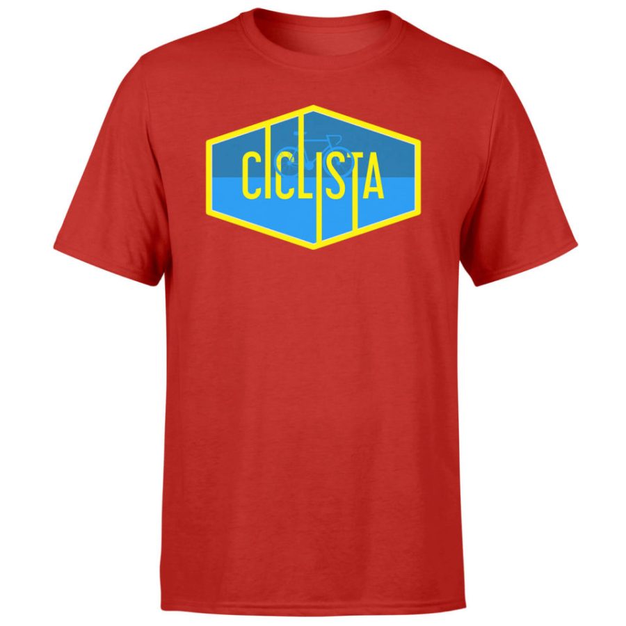 Ciclista Men's Red T-Shirt - L