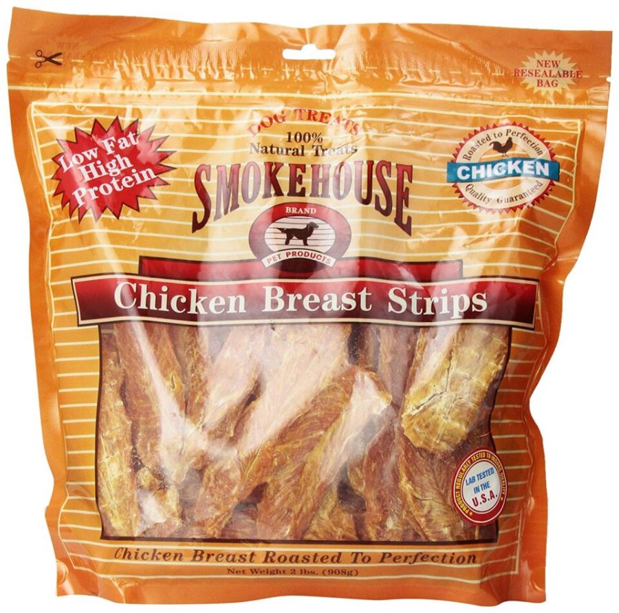 Smokehouse Chicken Breast Strips Dog Chews, 2 Pound