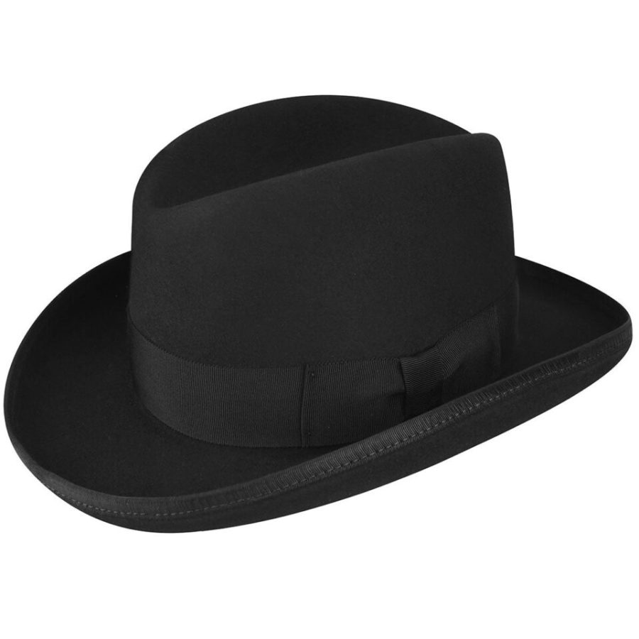 1900s Bollman Heritage Collection Homburg - Black/S