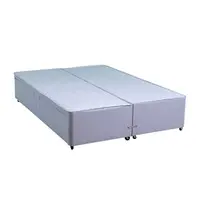 Basic Divan Base - Double - Silver - 4 Drawers