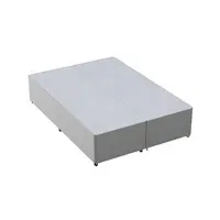 Basic Divan Base - Double - Silver - No Drawers