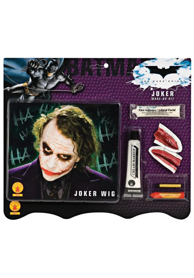 DC Comics The Joker Wig and Makeup Set