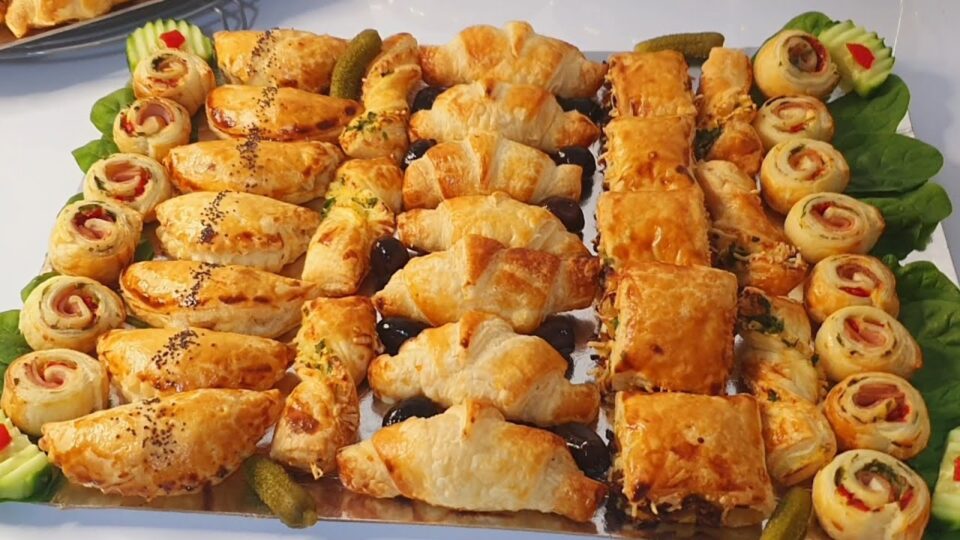 5 easy puff pastries, for your dinner aperitifs, buffet (commercial puff pastry)