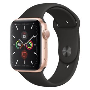 Apple Watch Series 5 GPS+Cellular Gold Aluminium 40MM Black Sport Band