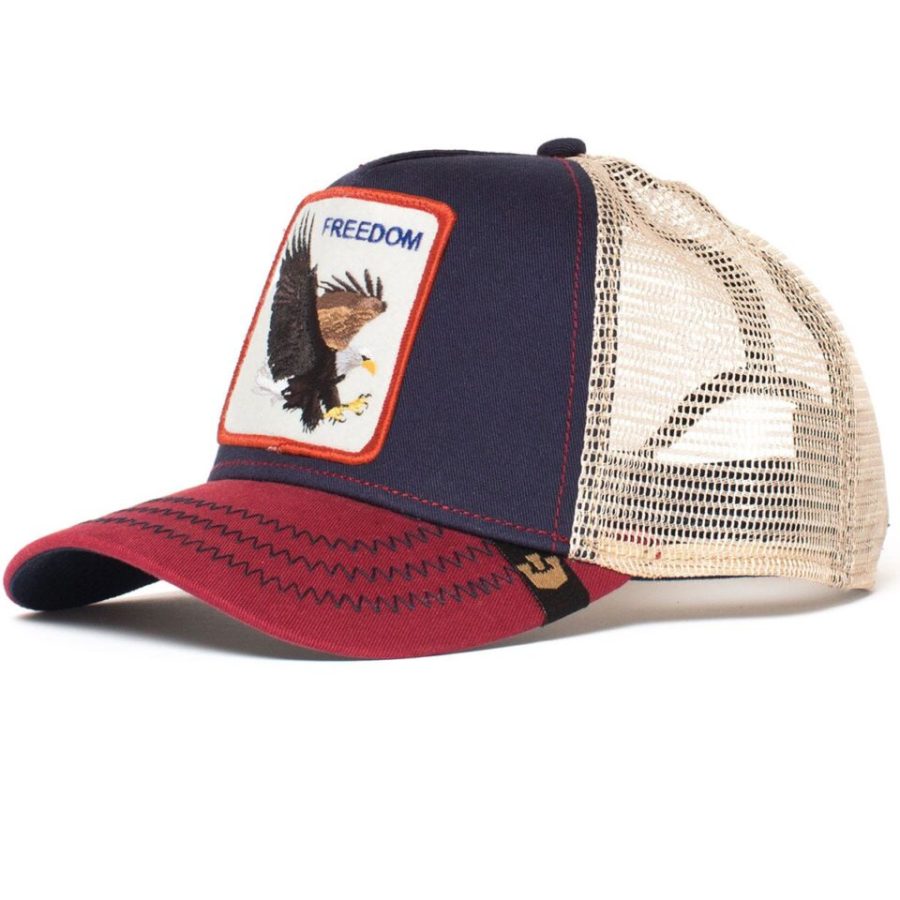 Freedom Eagle Trucker Hat - Navy / 1SFM