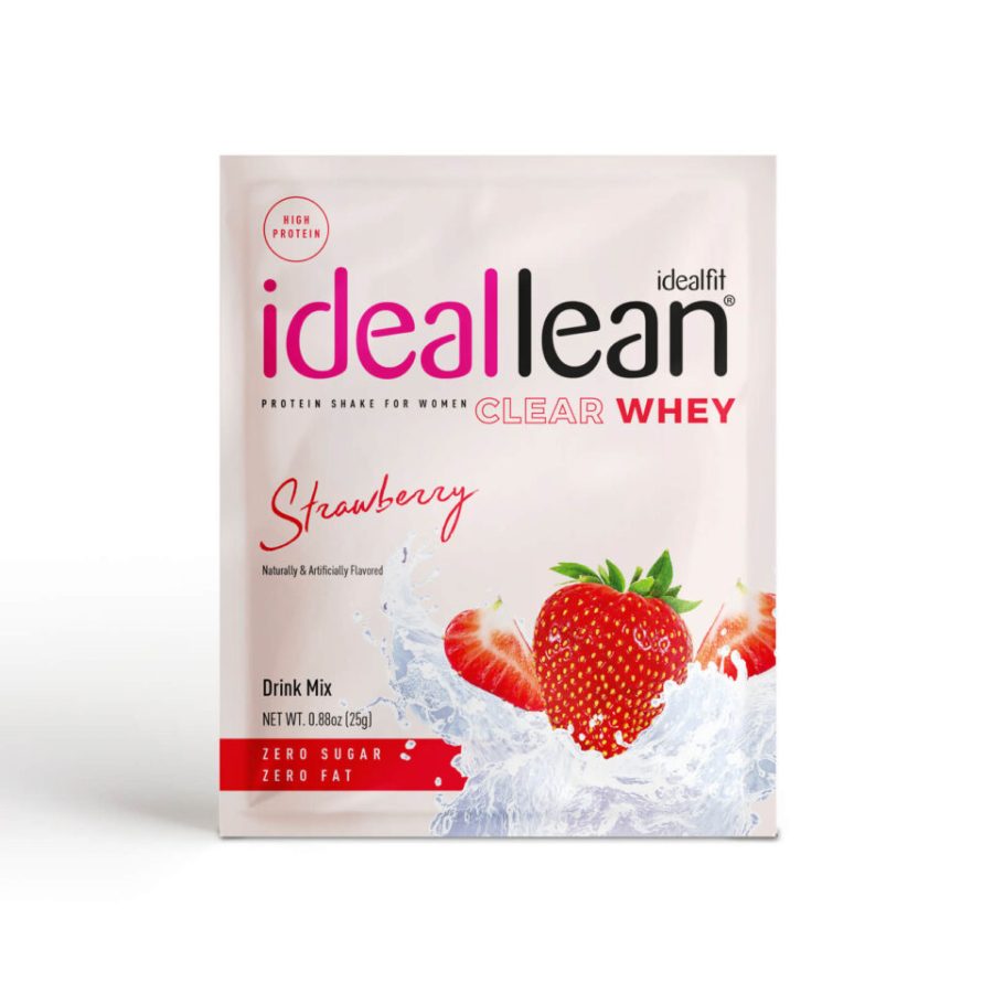 IdealFit Clear Whey Protein - Strawberry - Sample