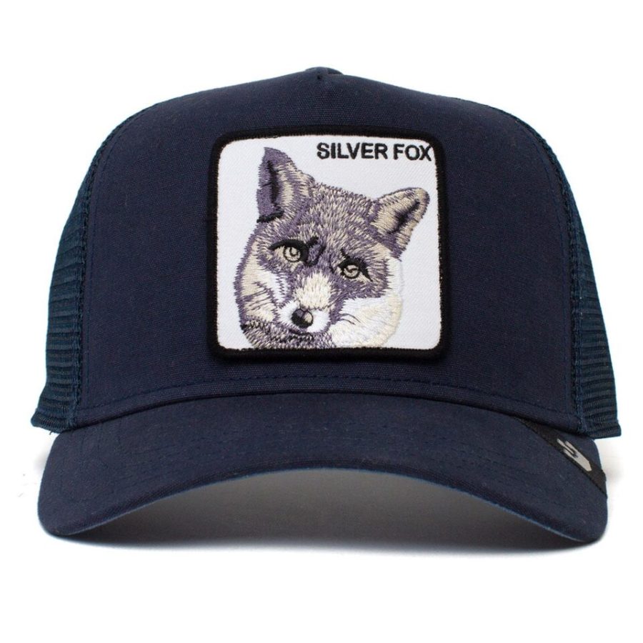 Silver Fox Trucker Hat - Navy / 1SFM