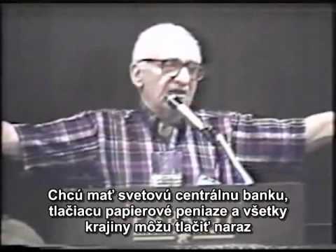 Murray Rothbard o Európskej únii (1989) + slovenské titulky