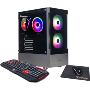 Gigatech Gaming Titan 3 Gaming Desktop - Core i5-10400 6-Cores 12-Threads 4.3GHz Boost, GTX 1660, 16GB DDR4 3200MHz, 500GB SSD, Windows 11