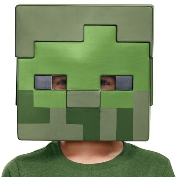 Minecraft Zombie Half Mask