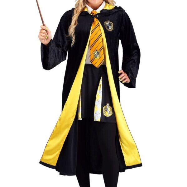 Adult Harry Potter Deluxe Hufflepuff Robe Costume