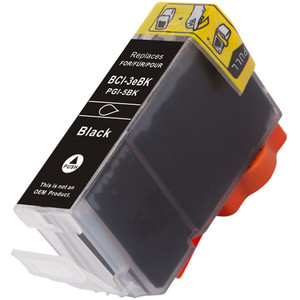 Canon BCI-6BK Black Compatible Ink Cartridge (4705A003)