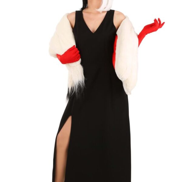 Cruella De Vil Stole Costume for Women