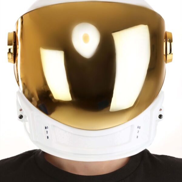 Deluxe Astronaut Cosmonaut Gold Helmet for Kids