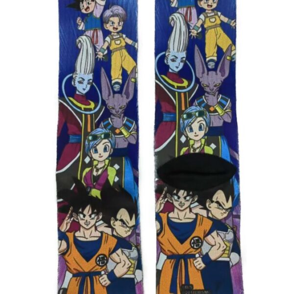 Dragon Ball Z Goku and Friends Sublimated Print Socks