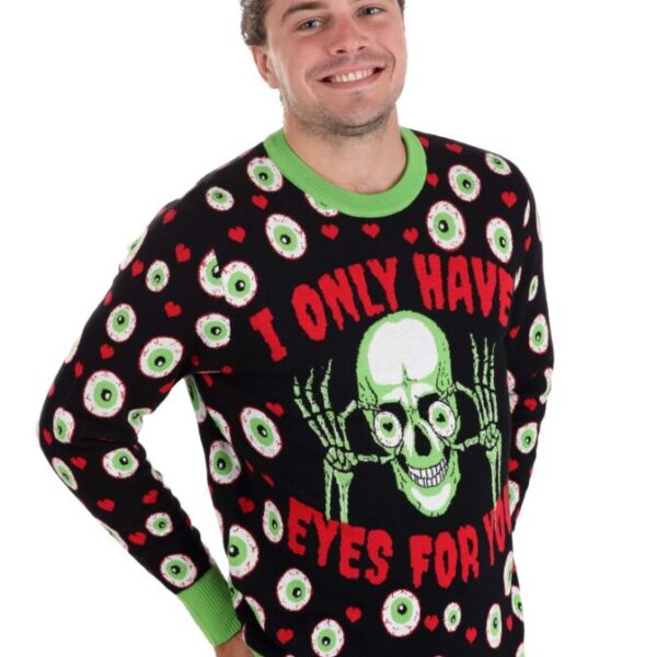 Eyes for You Valentines Day Adult Sweater