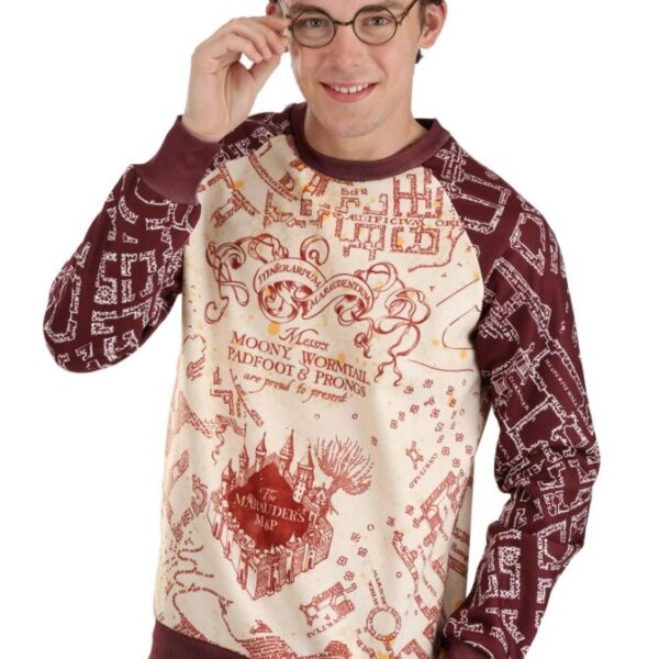 Harry Potter Marauder's Map Sweatshirt for Adults