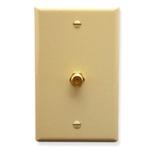 ICC IC630EG0IV WALL PLATE, F-TYPE, IVORY