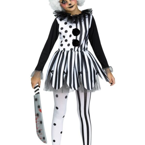 Killer Clown Costume for Girls