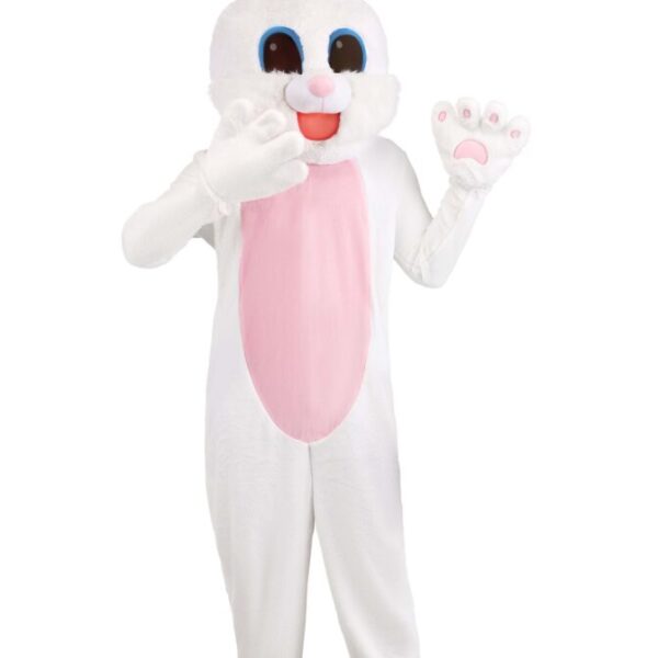 Plus Size Mascot Easter Bunny Costume for Adults