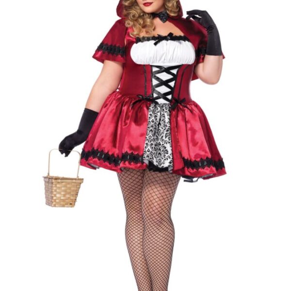 Plus Size Women's Gothic Red Riding Hood Costume