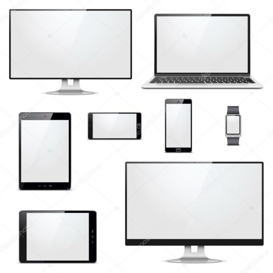 Vector Modern Electronic Devices