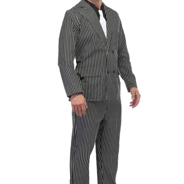 Wide Pin Stripe Gangster Mens Costume