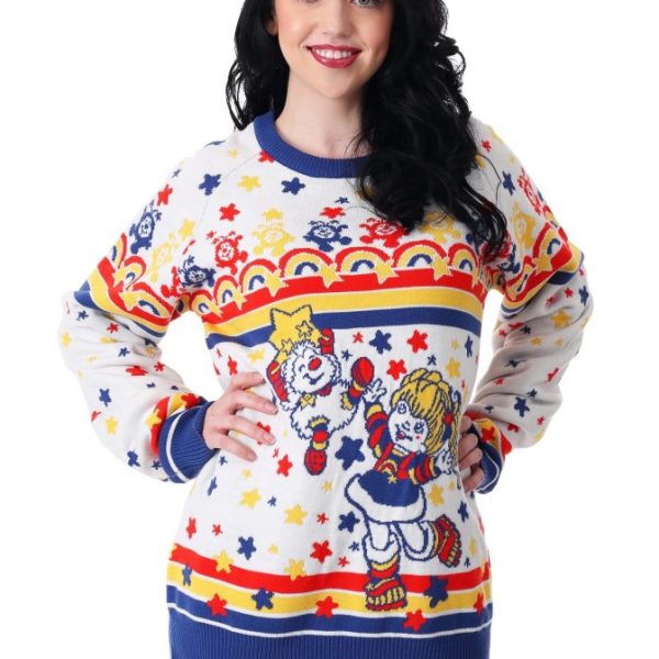 Adult Classic Rainbow Brite Ugly Christmas Sweater