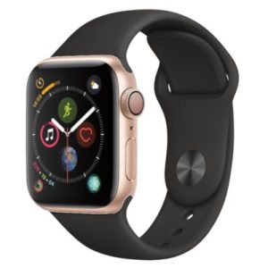 Apple Watch Series 4 GPS + Cellular Gold Aluminium 40MM Black Sport Band