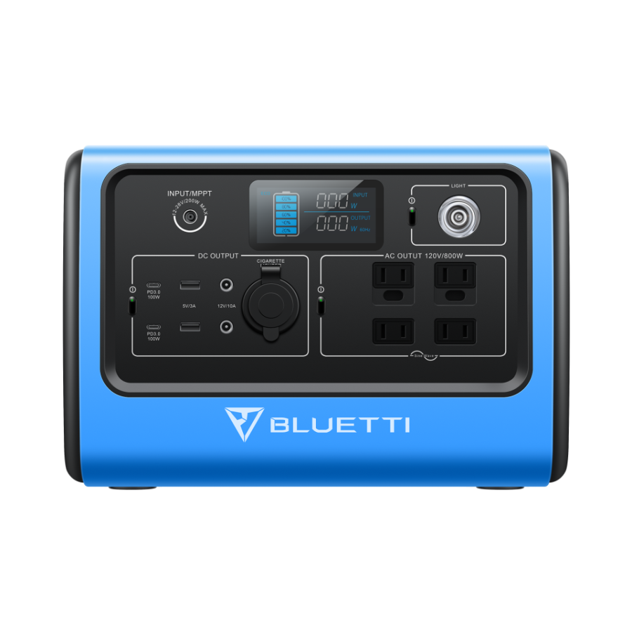 BLUETTI EB70S Portable Power Station | 800W 716Wh, EB70s-Blue | 800W, 716Wh Power Station