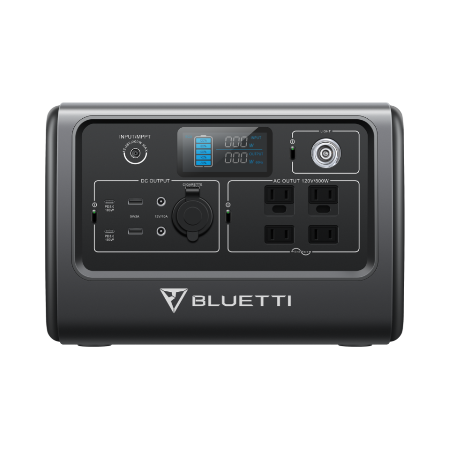 BLUETTI EB70S Portable Power Station | 800W 716Wh, EB70s-Gray | 800W, 716Wh Power Station