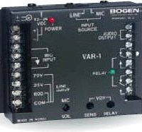 BOGEN VAR1 VOICE ACTIVATED RELAY