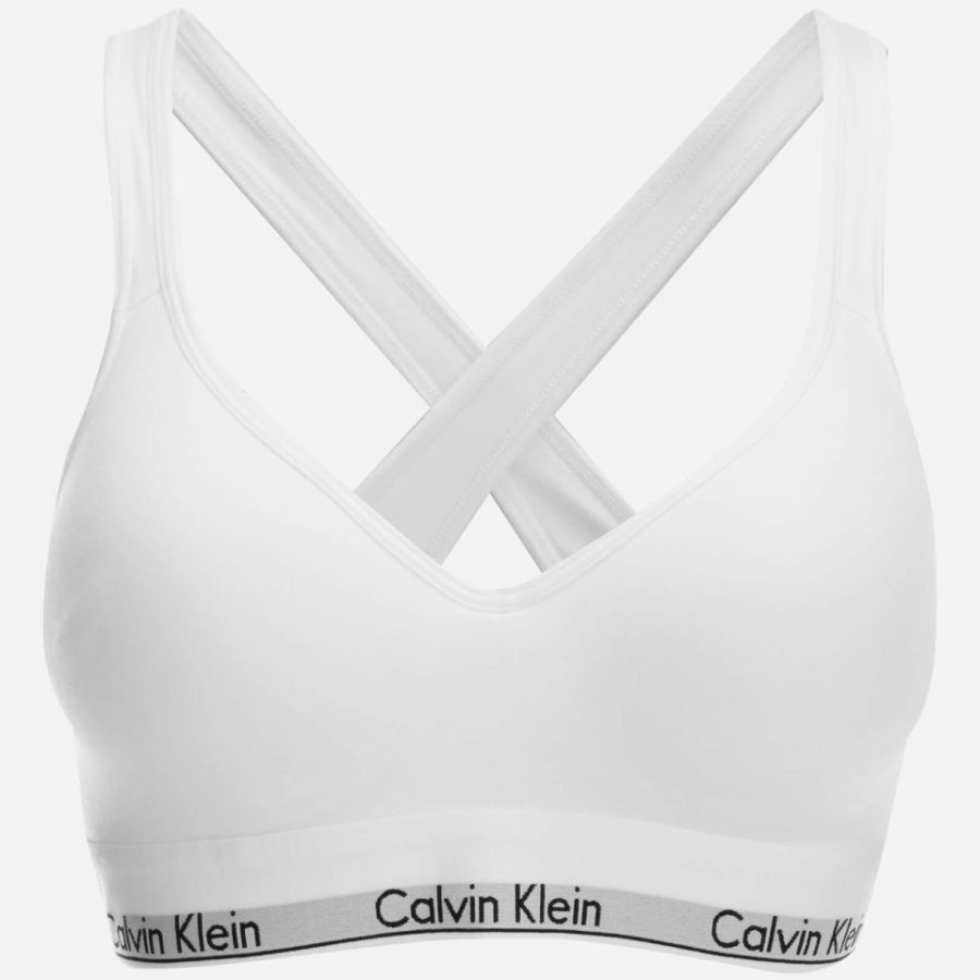 Calvin Klein Women's Modern Cotton Lift Bralette - White - S