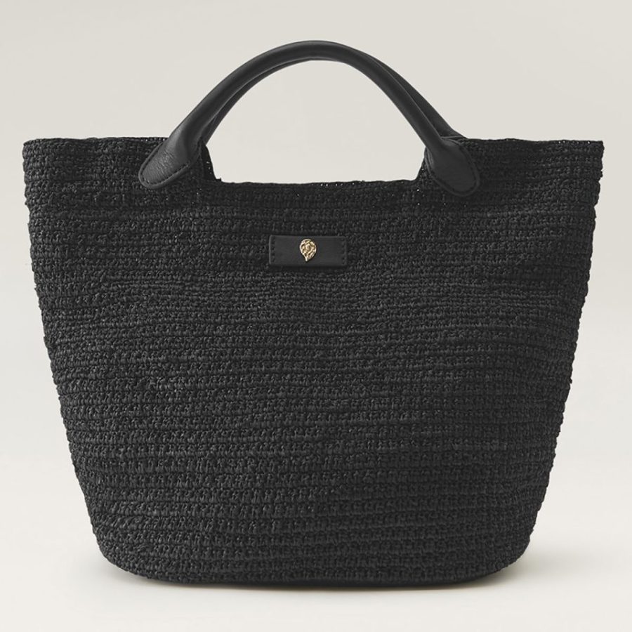 Cassia Small Basket - Charcoal/Black / misc