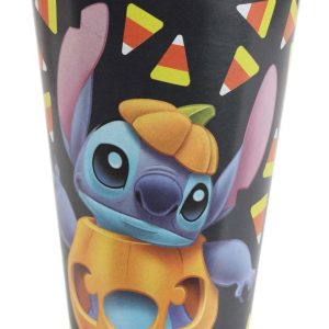 Disney Stitch Jack O' Lantern Set of 4 Tumblers