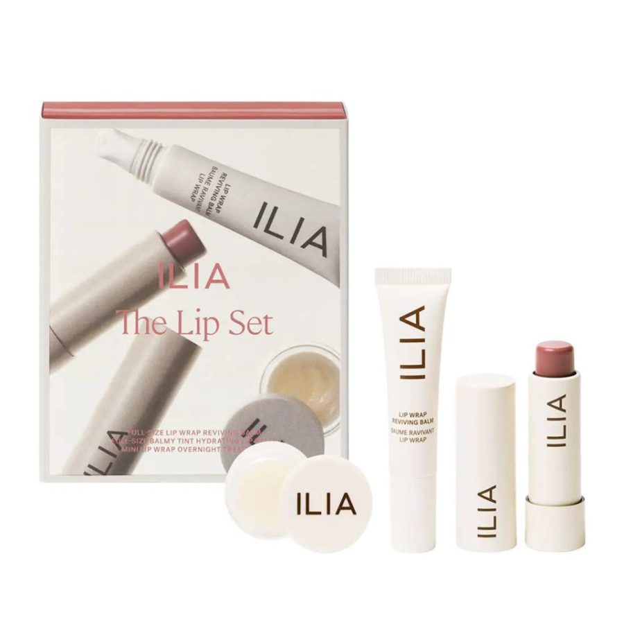 Ilia Beauty Holiday Lip set (1 x 7ml, 1 x 4.4g, 1 x 3.7g )