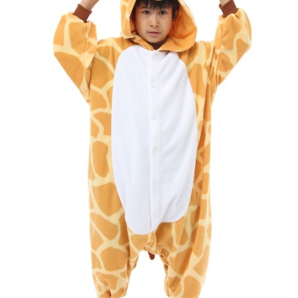 Kid's Giraffe Kigurumi Pajamas