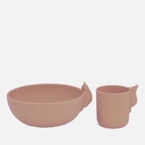 Konges Sløjd Bunny Bowl and Cup Set - Blush