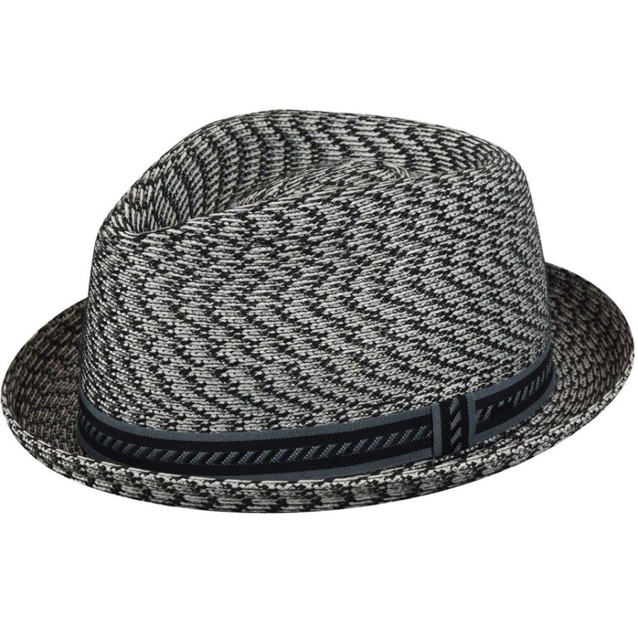 Mannes Braided Trilby - Charcoal Multi/S